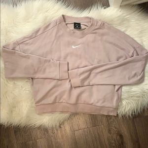 Nike Dri-Fit cutout cropped sweatshirt